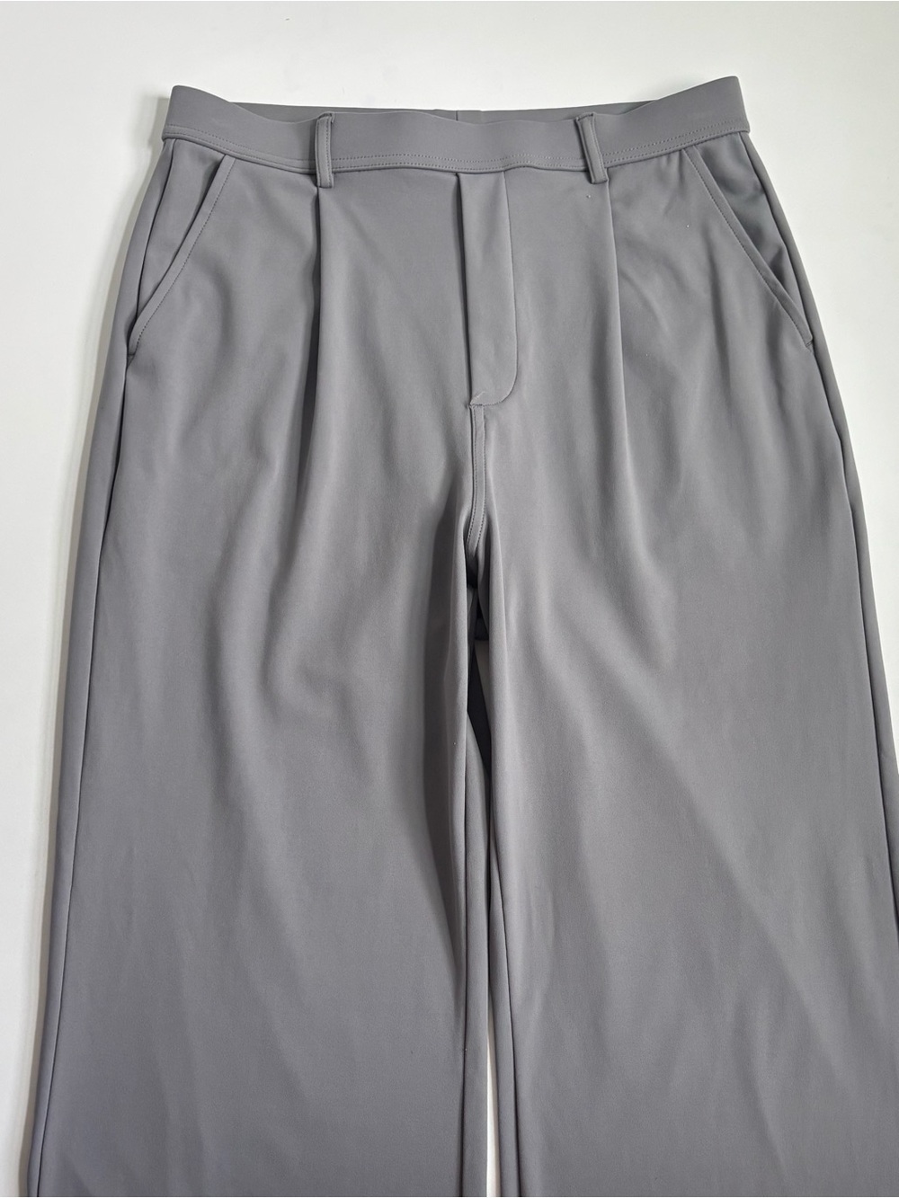 Halara Flex Day Stretch High Waisted Pocket Work Flare Pants Silent Storm Gray - Picture 14 of 16